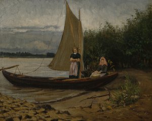 Från Tyskland (olja på duk)
