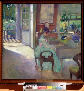 Vårsång (målning) av Olga Lyudvigovna Della-Vos-Kardovskaya