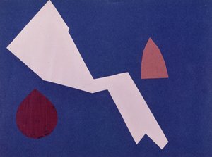 Universal War Collage-verk av Olga Rosanova, januari 1916