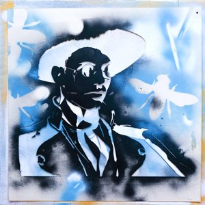 Stencil , 2019 (blandteknik på kartong och trä)