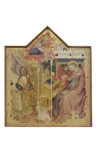 Bebådelsen, ca 1396 (tempera på pannå) av Olivuccio Ceccarello di Ciccarello