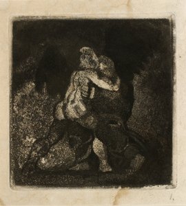 Jakobs kamp med ängeln av Oluf Hartmann