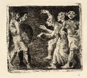 Macbeth och häxorna av Oluf Hartmann