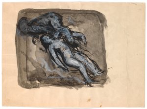 Zephyr kidnappar Psyche av Oluf Hartmann
