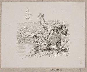 Lyktan och vandraren av Oluf Olufsen Bagge