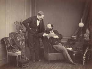 Louis Robert och Olympe Aguado, ca. 1860.