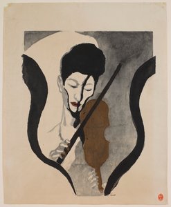 Intryck av en violinist (Porträtt av Suwa Nejiko)