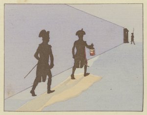 En löjtnant i Valence 1785 gjorde Napoleon nattpatrullering varje dag av Onfray de Breville Job