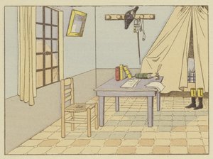En löjtnant i Valence 1785, Napoleon reste sig före gryningen av Onfray de Breville Job