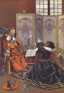 Kardinal Richelieu med sina katter