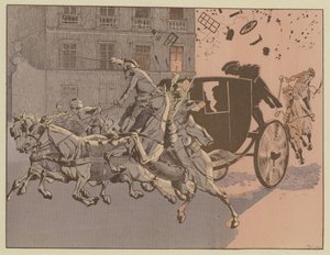Napoleon anordnade en magnifik festival för att fira fredens år, den 9 november 1801 av Onfray de Breville Job