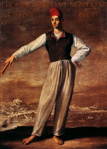Porträtt av Tommaso Aniello d