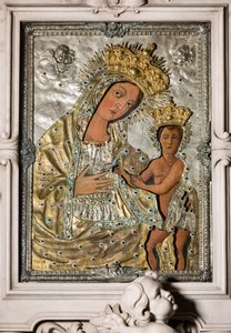Madonna Odegitria - Ikon med Riza av Onofrio Palvisino da Monopoli