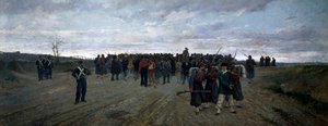 Return from Mentana (olja på duk)
