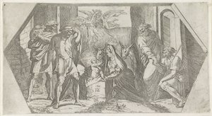 Tillbedjan av herdarna Målningar i Raphaels Loggia (serietitel)