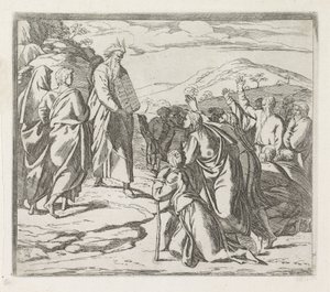 Moses visar lagens tabeller Målningar i Rafaels loggia (serietitel)