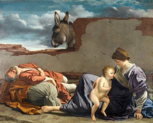 Vila på flykten till Egypten, 1615-1621.