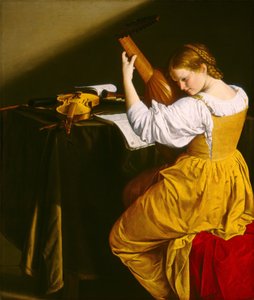 The Lute Player, ca 1612-20 (olja på duk)
