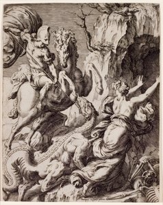 St George av Orazio de Sanctis