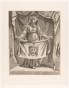 Veronica med svettduk av Orazio de Santis (attributed to)