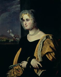 Porträtt av Ekaterina Avdulina, hennes Yakovleva (1788-1832) 1822-23