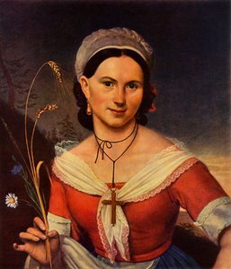Porträtt av dansaren K. A. Telesheva, 1828, 1965.
