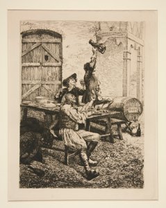 Countryscen: The Drinkers av Oreste Cortazzo