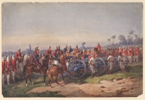 Blåser från en pistol, 1858