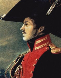 Porträtt av Pavel Ivanovich Pestel 1793-1826 Detalj, 1813