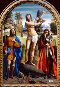De heliga Sebastian, Roch och Demetrius
