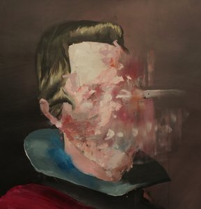 Velazquez Disintegrating, 2020-2025 (akryl och olja på duk)