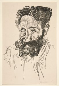 Porträtt av Dr Fritz Neuberger av Oskar Kokoschka