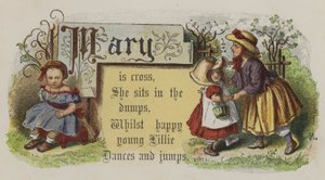 Mary är kors (färg litho) av Oskar Pletsch