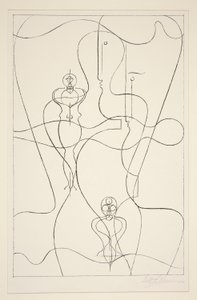 Abstraktion av Oskar Schlemmer