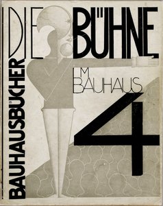 Omslagsdesign Scenen i Bauhaus Scenen i Bauhaus, 1925.