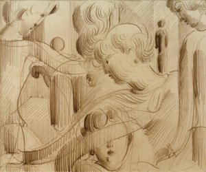 Figurkomposition av Oskar Schlemmer
