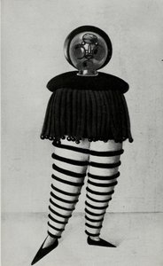 Från Scenen på Bauhaus Scenen på Bauhaus, 1925. av Oskar Schlemmer