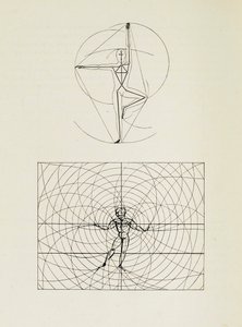 Från Scenen på Bauhaus Scenen på Bauhaus, 1925. av Oskar Schlemmer