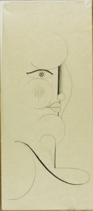 Huvud av Oskar Schlemmer