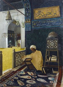 Koranen reciterar - Osman Hamdi Bey på Peinture