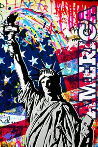 American Liberty Graffiti av Osvaldo Russo