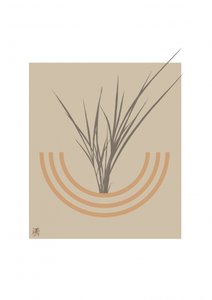 Minimalistisk botanisk båge