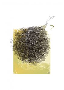 Scribble Flight Escape av Osvaldo Russo