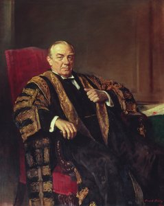 Porträtt av Stanley Baldwin (1867-1947) (olja på duk)