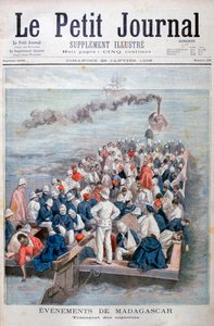 Händelser på Madagaskar: Repatrieringen av franska trupper, 1896 av Oswaldo Tofani
