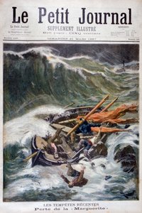 Förlust av fiskebåten Marguerite, 1897 av Oswaldo Tofani