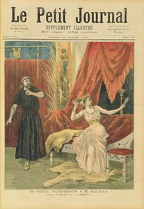 Mademoiselle Sibyl Sanderson (1865-1903) och Monsieur Jean Francois Delmas (1861-1933) i 