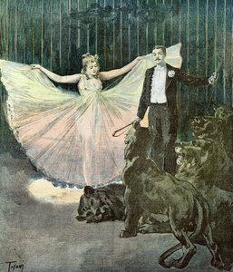 Miss Sandows i lejonburen av Oswaldo Tofani