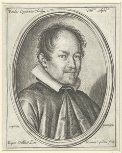 Porträtt av kompositören Paolo Quagliati ca. 1555-1628, 1623 av Ottavio Maria Leoni