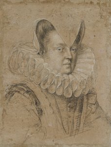 Porträtt av Margherita, hertiginna av Ferrara, tidigt 1600-tal